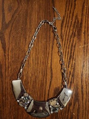 Apt. 9 Silver-Tone Crystal Accent Statement Necklace